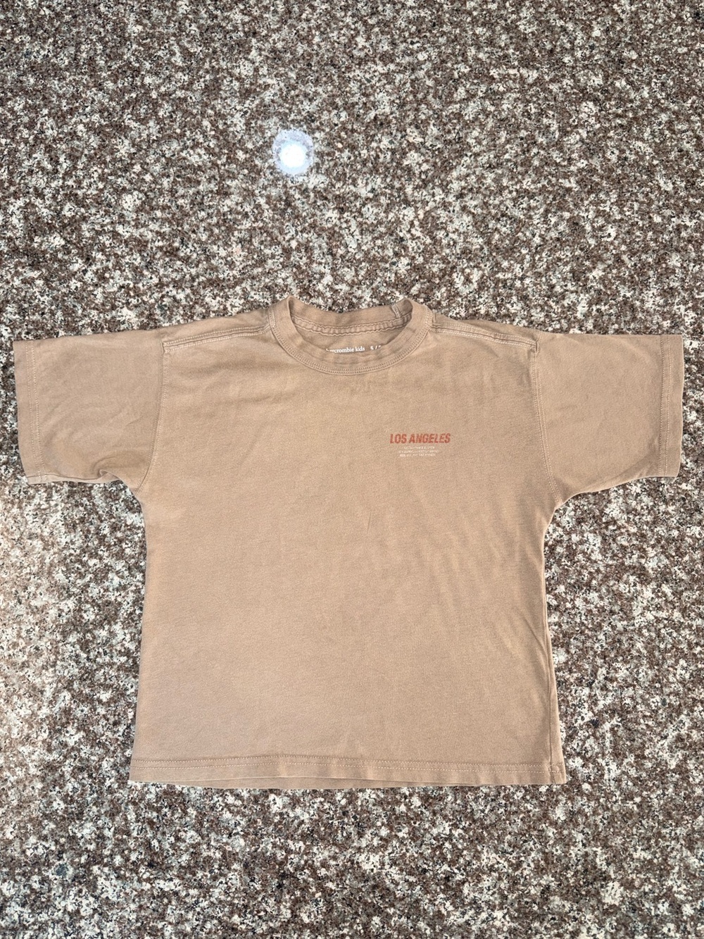 Abercrombie & Fitch Kids Tan 'Los Angeles' Short-Sleeve Tee